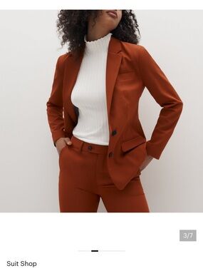 Suit Shop Burnt Orange Blazer